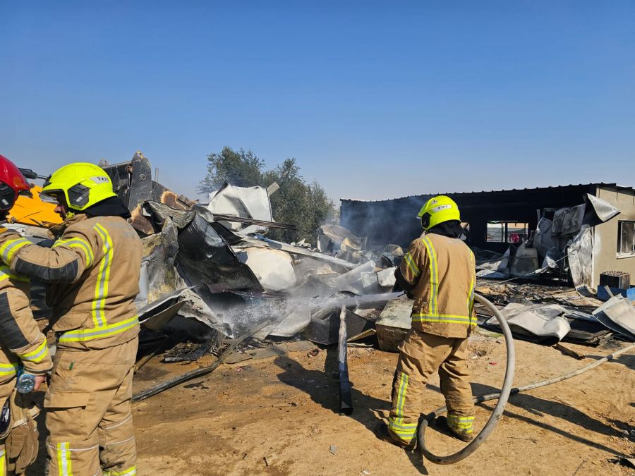 حريق منزل في الزرنوق يكشف عن أزمة البنية التحتية في القرى غير المعترف بها بالنقب